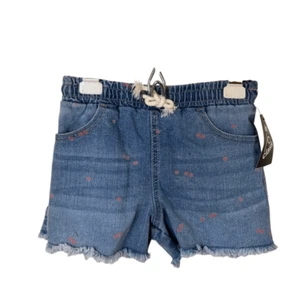 Art Class Drawstring Shorts Girls Size S (6/6x) Denim Shorts Cherry Print NWT - Picture 1 of 12