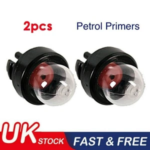 2pcs Petrol fuel Primer Bulb Pump for Stihl McCulloch Flymo Husqvarna strimmer - Picture 1 of 5