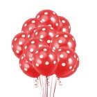 25 Pcs Red Ballons White Balloons Dot Bridal Shower Birthday