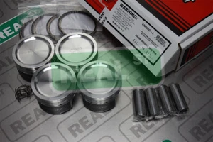 Manley 86.5mm +.5mm 9.0:1 Forged Pistons Fits Nissan SR20DE SR20DET 638005C-4 - Picture 1 of 9