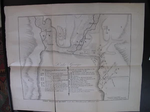 Ft. William Henry Karte Lake George 1857 Kolonialgeschichte New York Albany Militär - Bild 1 von 5