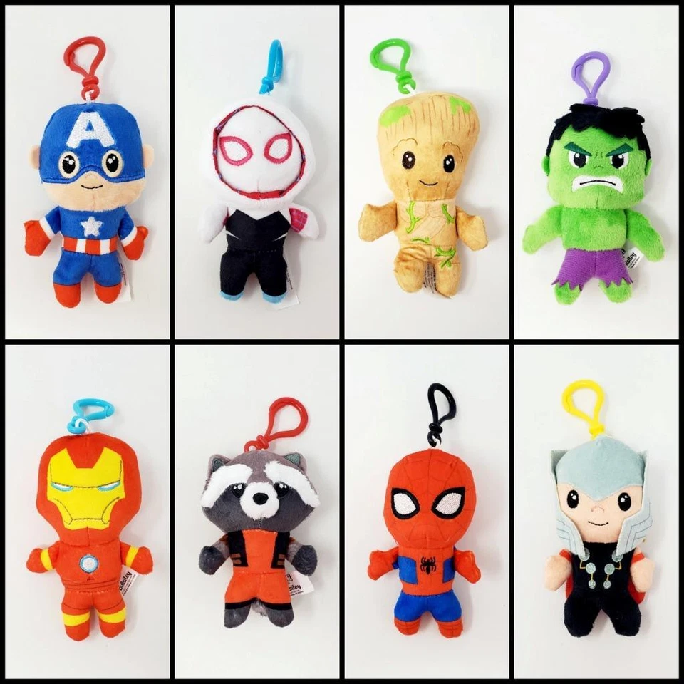 MARVEL Plush Danglers Clip-Ons : YOU CHOOSE!! - Image 1 of 1