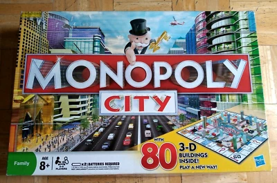 Monopoly City Board Game - 3D Buildings & Electronic Trading Unit -2008 Complete - Image 1 of 4