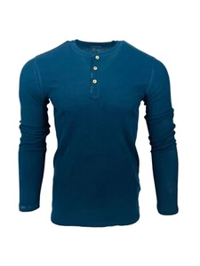 Camiseta para hombre LS Top Granded cuello con botones 100 % algodón tejido gofre rico 155 - Imagen 1 de 10