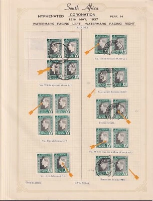 Sudáfrica - Colección Coronación Altamente Especializada Rey Jorge VI 1937 Foto 1 de 4