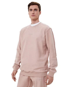 Adidas Herren Loopback Crew Sweatshirt, Ash Pearl - Bild 1 von 9