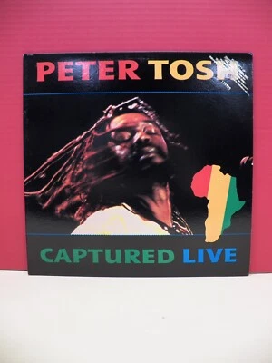 12" LP VG++/EX Peter Tosh Captured Live 1984 EMI America Promo ST-17126 - Image 1 of 4