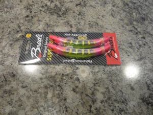 BRAD’S 2er Pack Super Bait Original UV "MOUNTAIN ROSE" Typ Kunstköder *RAR - Bild 1 von 4