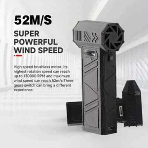 130000RPM 52m/s Mini Jet Turbo Fan Electric Air Blower Duster Cleaner W/battery - Picture 1 of 12