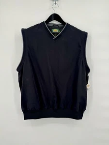 Cabela’s Outdoor Gear Navy Gray Golfing Pullover Vest Men’s Size XL NWT Teflon - Picture 1 of 7