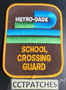 METRO DADE, FLORIDA SCHULKREUZUNGSWACHE (POLIZEI) SCHULTERAUFNÄHER FL - Bild 1 von 2