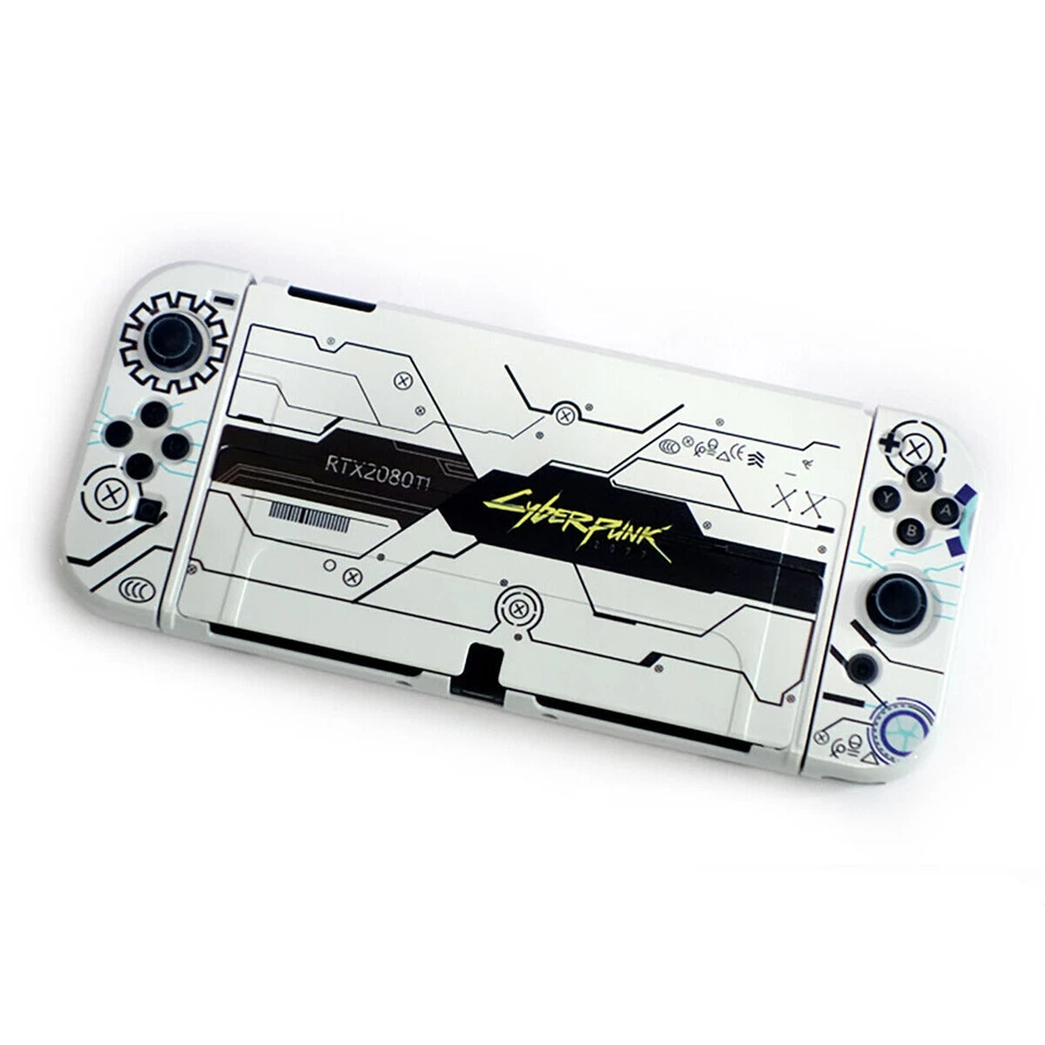 New Protection Case Grip Hard Thin Cover Shell Dockable for Nintendo Switch OLED - Image 1 of 4