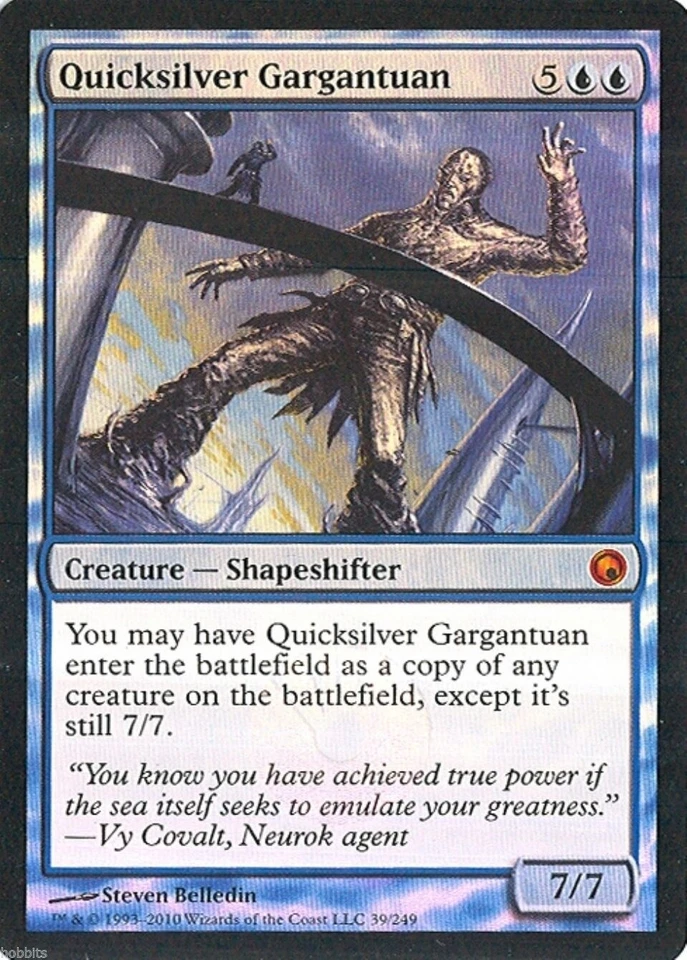 MTG - Scars of Mirrodin - Quicksilver Gargantuan - Foil - NM - Image 1 of 1