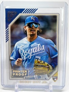 2022 Topps Gallery Printer Proof Bobby Witt Jr. Rookie #200
