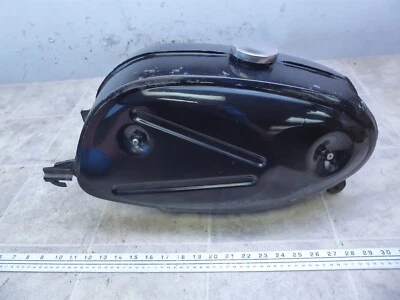 Kawasaki F2 1967 175cc K787-2) tanque de combustible gasolina negro con tapa Foto 1 de 4