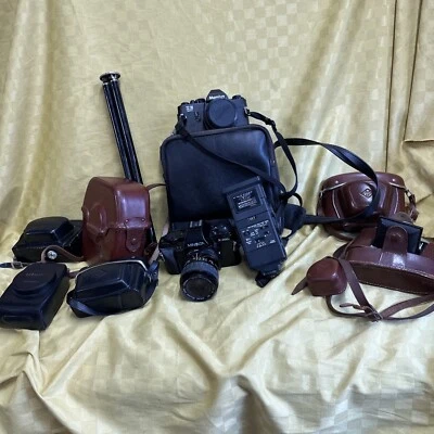 Kamera Sammlung Konvolut Agfa Braun Analogkamera Spiegelreflexkamera Vintage - Bild 1 von 4