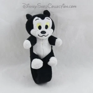Peluche bracelet à claquer chat DISNEY Figaro noir blanc 14 cm (CEMO-C) - Picture 1 of 2