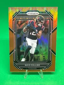 Nico Collins 2022 Panini Prizm #117 Orange Prizm /249 Houston Texans - Picture 1 of 2