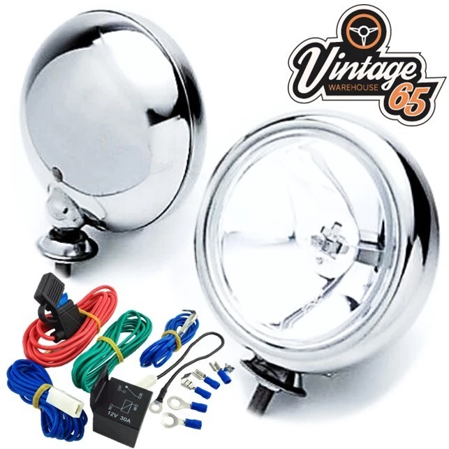 Chrom Edition Spot Lampe Set & Verkabelung Für BMW Mini COOPER S Eins Mk1 - Bild 1 von 3