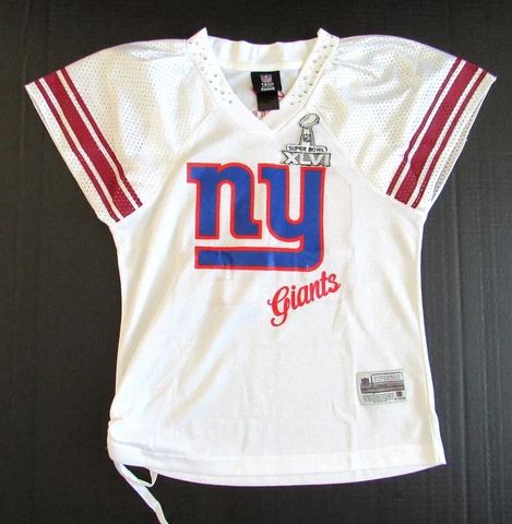 Victor Cruz New York Giants #80 Jersey Reebok Super Bowl XLVI Women's Size S Cover