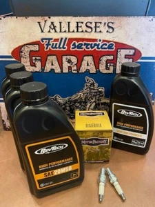 Kit tagliando Sportster 883 E 1200 dal 86 al 2020 olio Vspec filtro nero - Foto 1 di 2