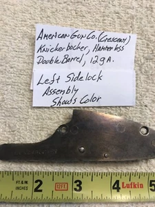 American Gun/ Knickerbocker, Hmrles DB, 1913, Left Sidelock assy, 12/16/20 ga - Picture 1 of 5