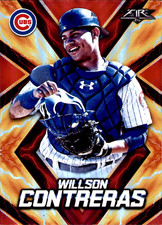 2017 Topps Fire Willson Contreras Flame #167 - Chicago Cubs 