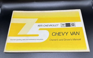 Chevrolet Chevy 1975 dueño de furgoneta s y conductor manual - Imagen 1 de 5