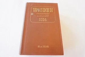 1954 Wisden Cricketers Almanack Hardback Book 91st Year  - Picture 1 of 12