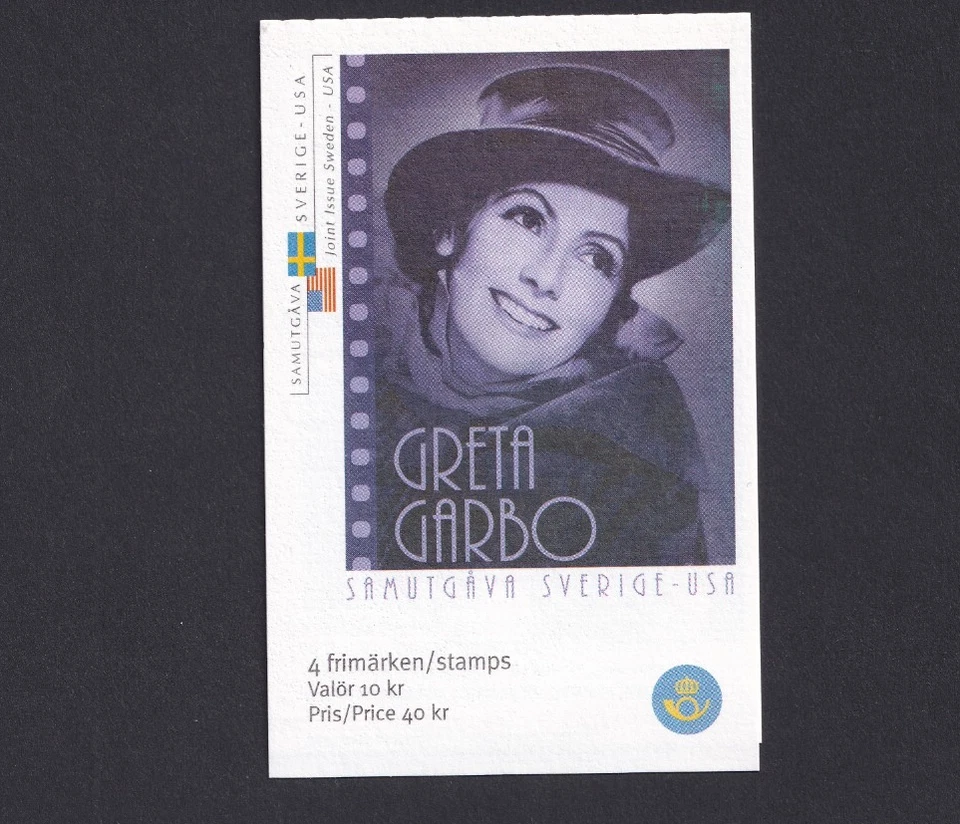 Folleto de 4 estampillas Scott #2517C Greta Garbo - MNH Foto 1 de 1
