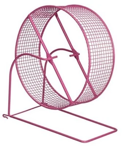 90013 Wire Mesh Hamster/Gerbil Wheel Toy for Small Animals, 8-Inch, Colors - Picture 1 of 3