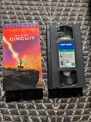 Short Circuit VHS Movie 1986 Sheedy Guttenberg Robot Comedy Movie fox selections - Image 1 of 4