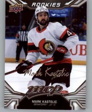 2022-23 Upper Deck MVP Silver Script #241 Mark Kastelic RC Rookie Senators