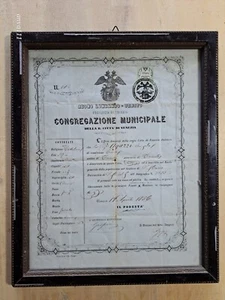 REGNO LOMBARDO VENETO 1856 / PERMESSO DI CIRCOLARE IN VENEZIA, BRESCIA, MANTOVA - Imagen 1 de 5
