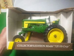 John Deere 1957 Model 720 Hi-Crop Wide Front TWO CYLINDER CLUB Ertl 1:16 NIB - Picture 1 of 10