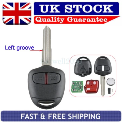 For Mitsubishi L200 Shogun Pajero Triton 2006+ 433MHz Remote Key Fob 2 Button