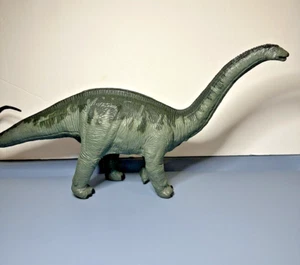 Apatosaurus 10 inch Prehistoric Realistic Dinosaur Grey Green Toy - Picture 1 of 8