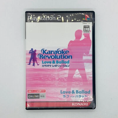 Karaoke Revolution Love and ballad 2003 Sony PlayStation PS2 Konami Japanese ver - Image 1 of 4