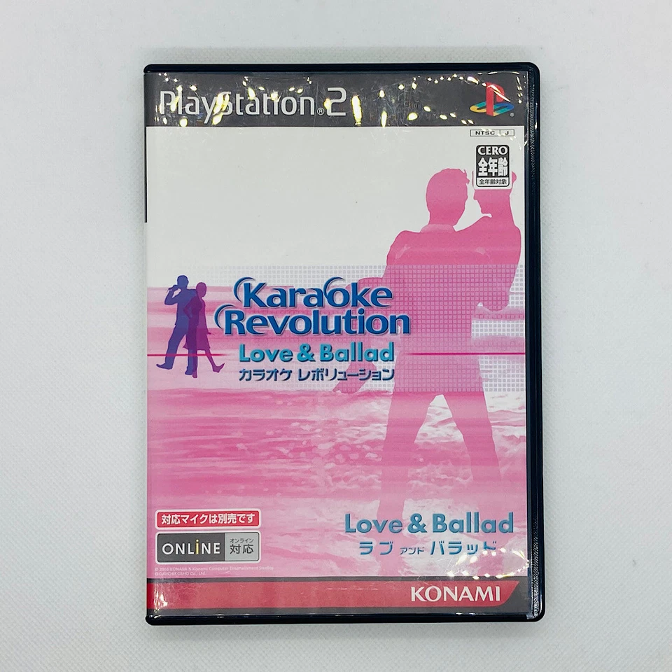 Karaoke Revolution Love and ballad 2003 Sony PlayStation PS2 Konami Japanese ver - Image 1 of 4