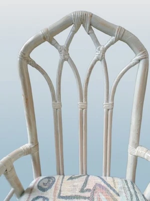 Juego 6 Sillas de Comedor de Bambú Catedral Henry Link Regency Ratán Indias Occidentales SEIS Foto 1 de 4