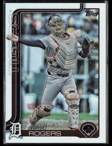 Lámina arco iris Topps #55 2025 Jake Rogers - Imagen 1 de 2