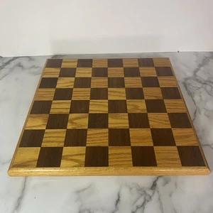 Vintage Antik Handarbeit Rustikal Massivholz Schach Brettspiel Vintage ohne Figuren - Bild 1 von 18