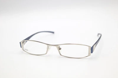 GENEVIEVE Paris Design ALYSSA Silver/Blue 50-18-140 Eyeglass Frames A390 - Image 1 of 4