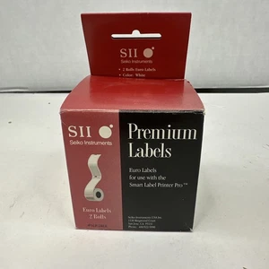 Seiko SmartLabel SLP-2RLE Large White Address Labels 1.5”x3.5” 2 Rolls - Picture 1 of 5