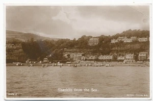 Shanklin from the Sea, 1924 Nigh postcard - Picture 1 of 2