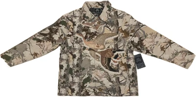 Chaqueta tapiz bosque árido Rebel Vengeance, llamativo diseñador ropa callejera arte Foto 1 de 4