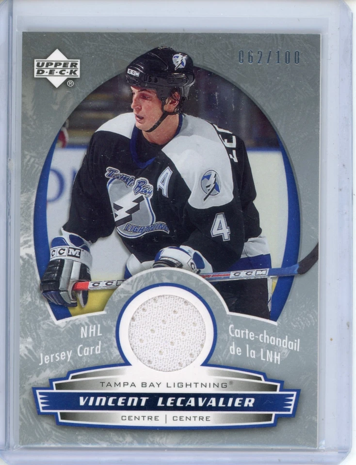 2006-07 Upper Deck McDonald's Vincent Lecavalier J-VL Game Jersey /100 Lightning - Image 1 of 1