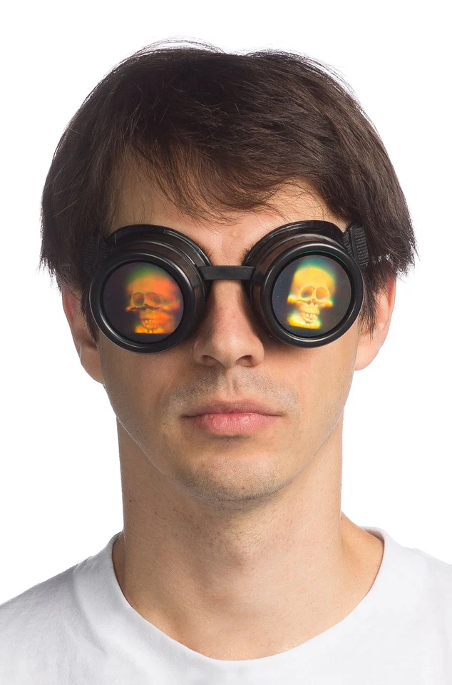 Holographic Steampunk Goggles - Image 1 of 1