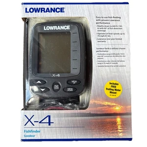 Fischfinder Tiefenmesser Lowrance X-4 Geber mit Sonar  - Bild 1 von 6