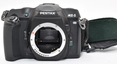 [NEAR MINT w/Strap] Pentax MZ-S 35mm SLR AF Black Camera Body From JAPAN - Image 1 of 4